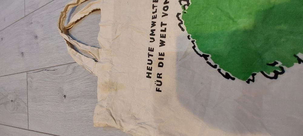 Torba szmaciana na zakupy z materiału