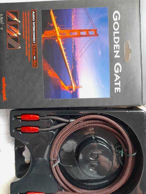 audioquest Golden Gate 3,5mm - RCA 1,5 metra