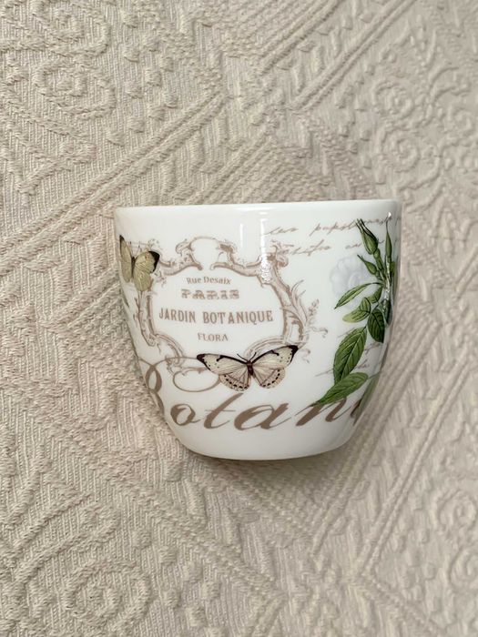 Easy Life filiżanka ze spodkiem róże napisy porcelana 220 ml