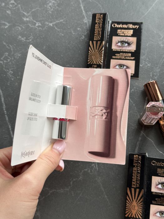 Туш Charlotte Tilbury, Fenty Beauty, YSL бальзам