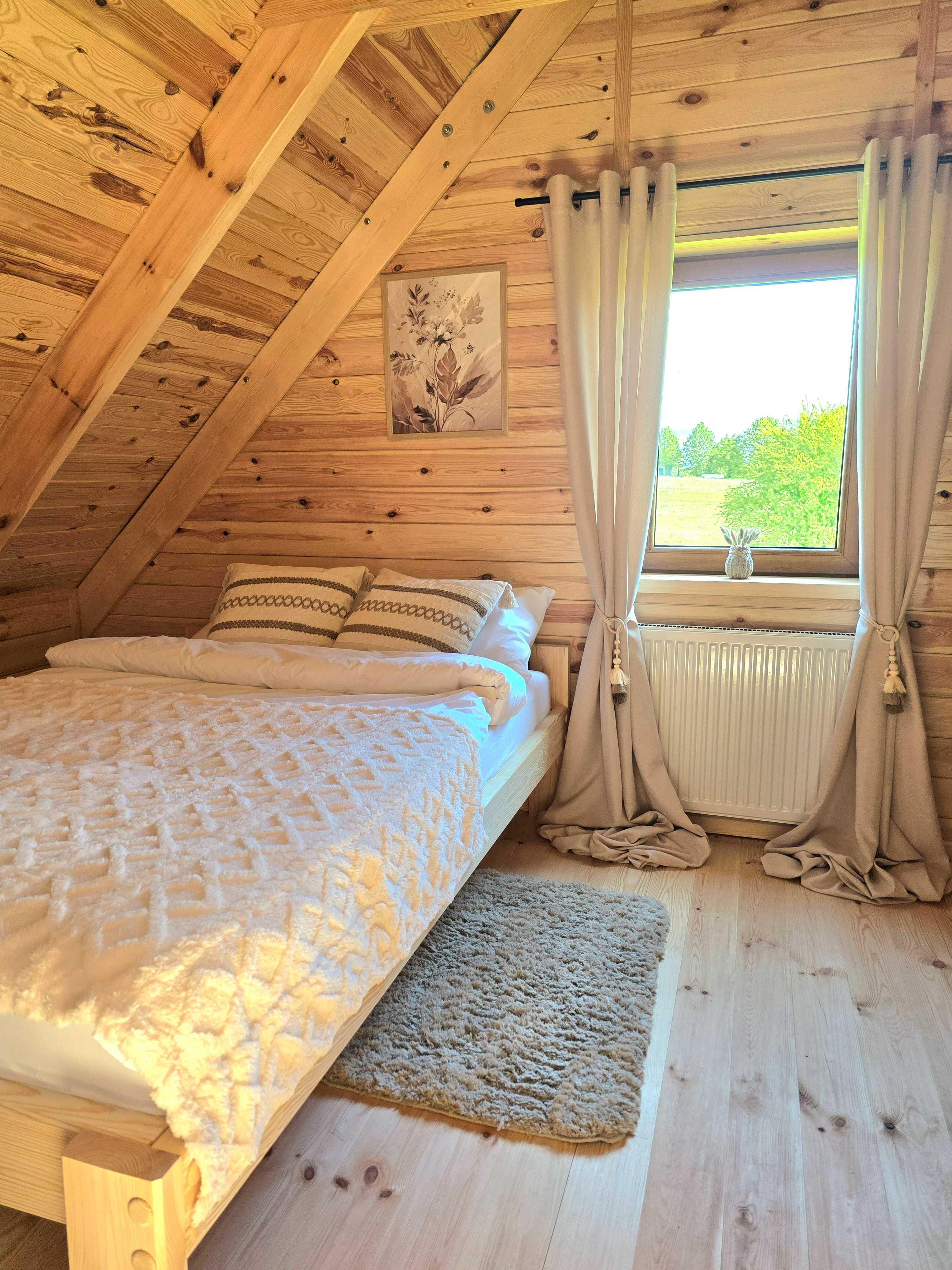 Całoroczny drewniany domek na Mazurach !