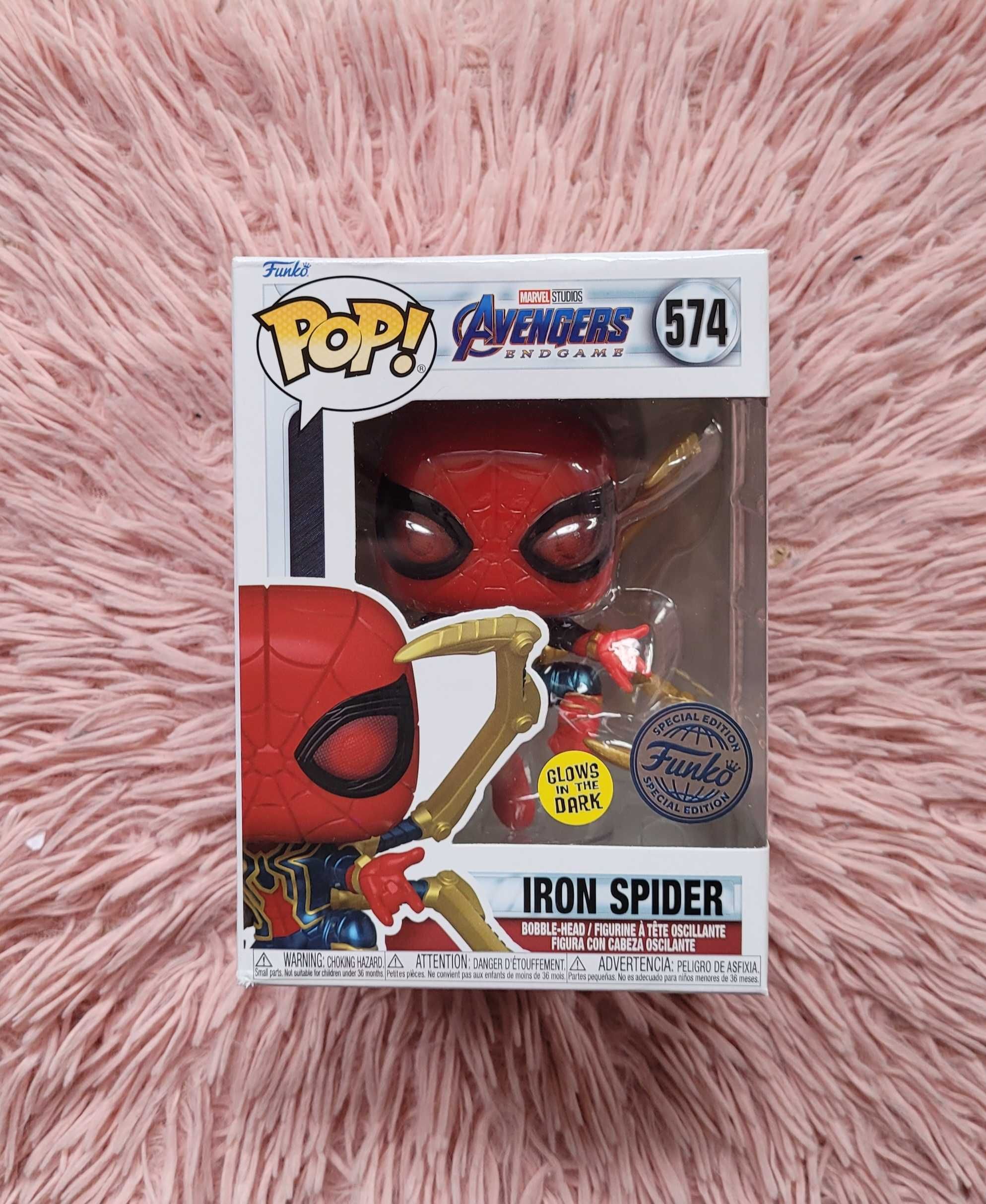 Funko POP! IRON SPIDER GITD Special Edition Glows In The Dark #574