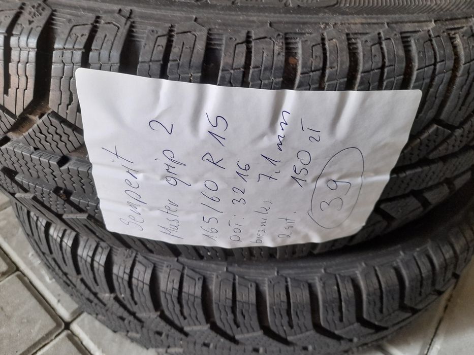 Opony semperit 165/60 r15 , 2szt