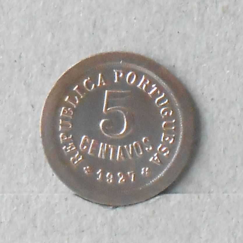 Portugal 5 centavos 1927 - olx X10663