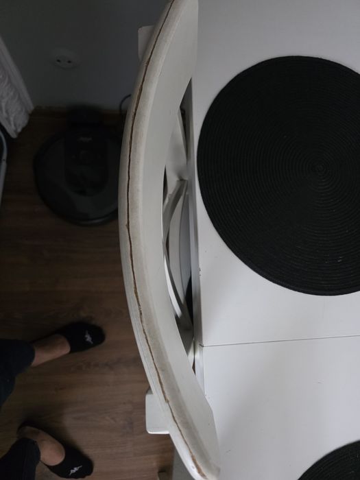 Stół BJURTSA ikea 140/200x85 z krzesłami INGOLF