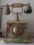 Telefone antigo a funcionar