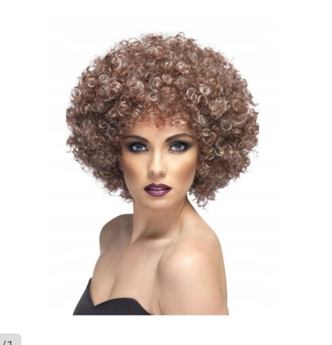 Lata 80 strój disco kompletny afro r.L/XL