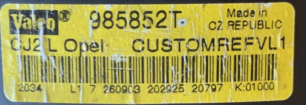 Dmuchawa Powietrza Nawiewu Opel Vectra C 985852T