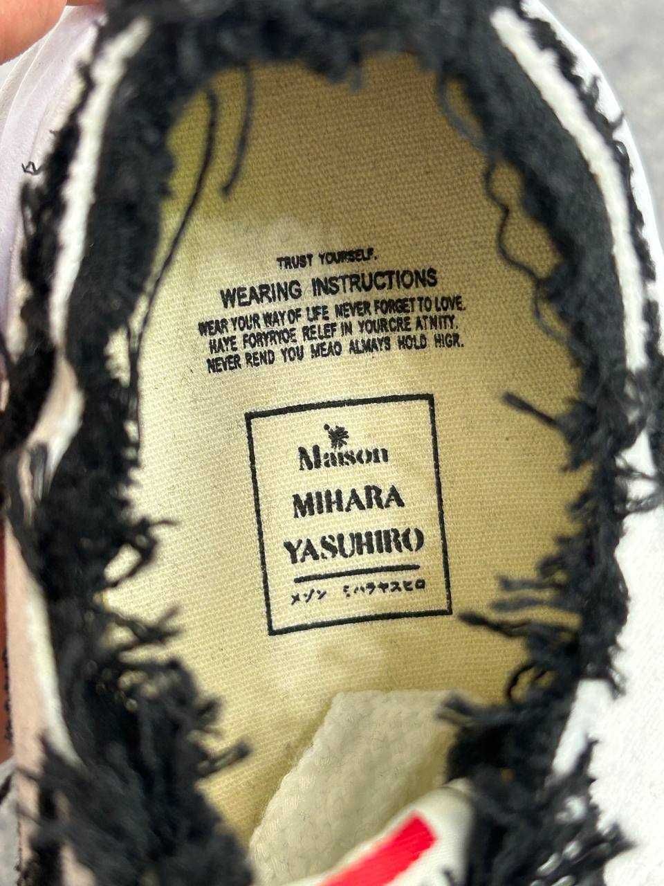 Кеди Maison Mihara Yasuhiro MMY кеды белые черные 43 чорні білі 42