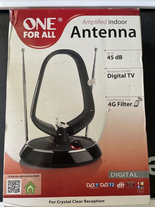 Antena pokojowa ze wzmaczniaczem Signal clear