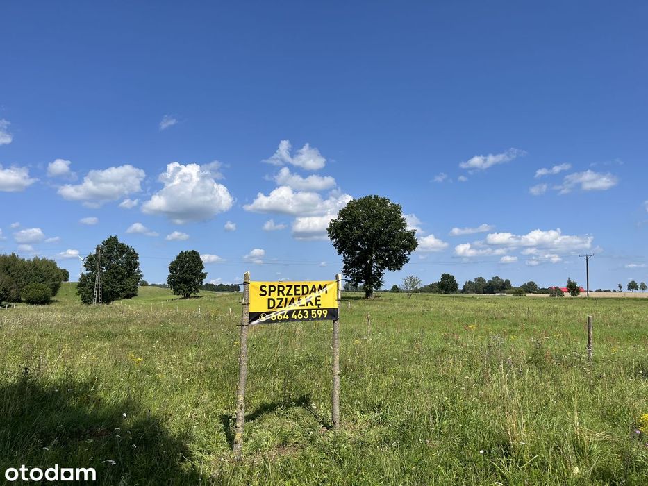 Działka 6444 m² z dostępem do mediów