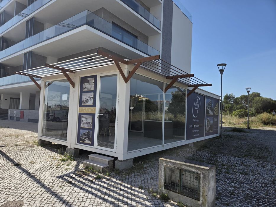 Stand de vendas - contentores