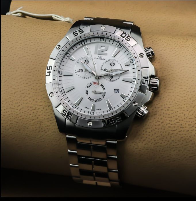 Relógio chronografo Suíço Optima