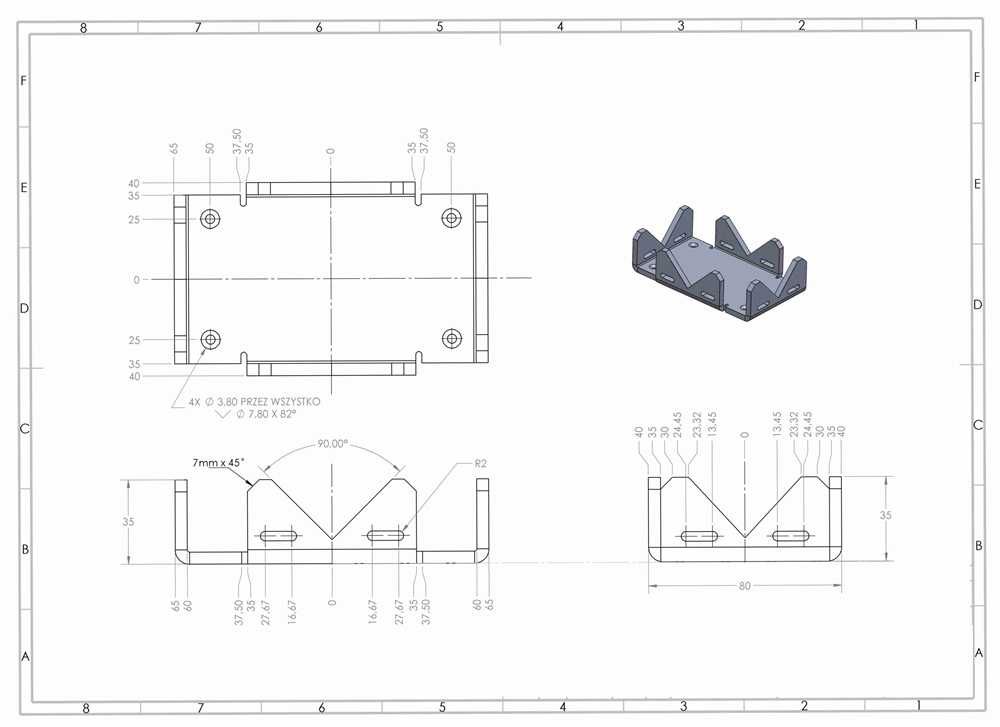 Rysunki Techniczne w SolidWorks 2024