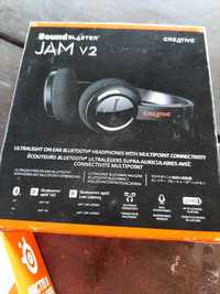 Nowe, Nieotwierane Słuchawki Bezprzewodowe - Sound Blaster JAM V2