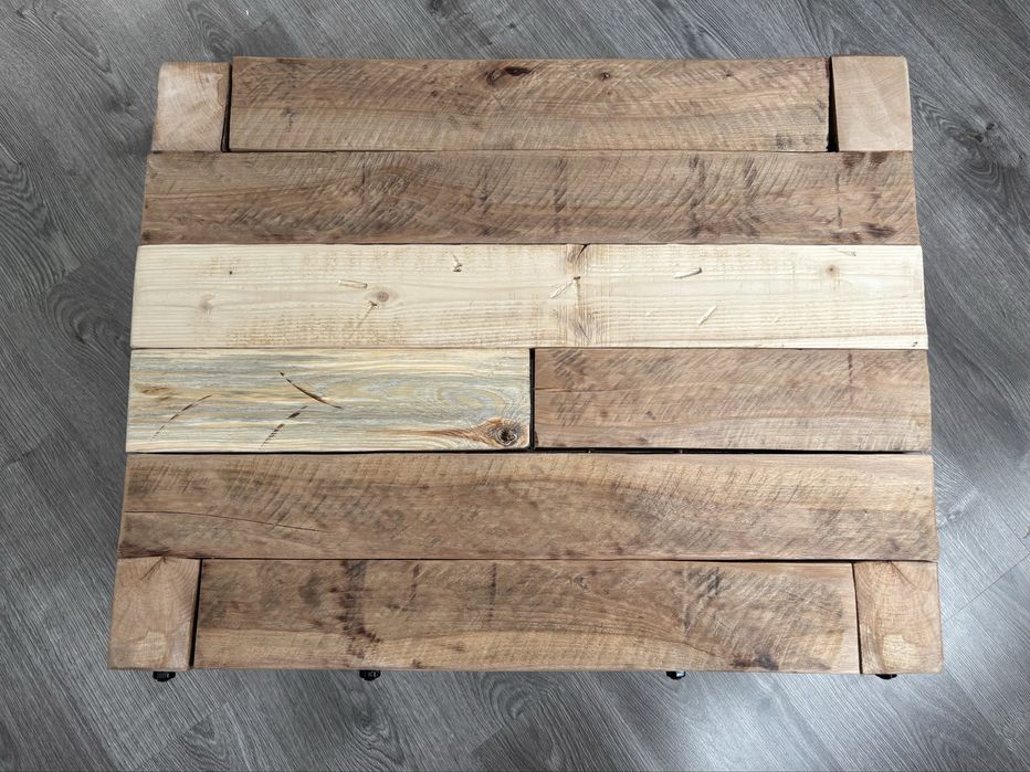 Stolik kawowy / stare drewno / stare belki