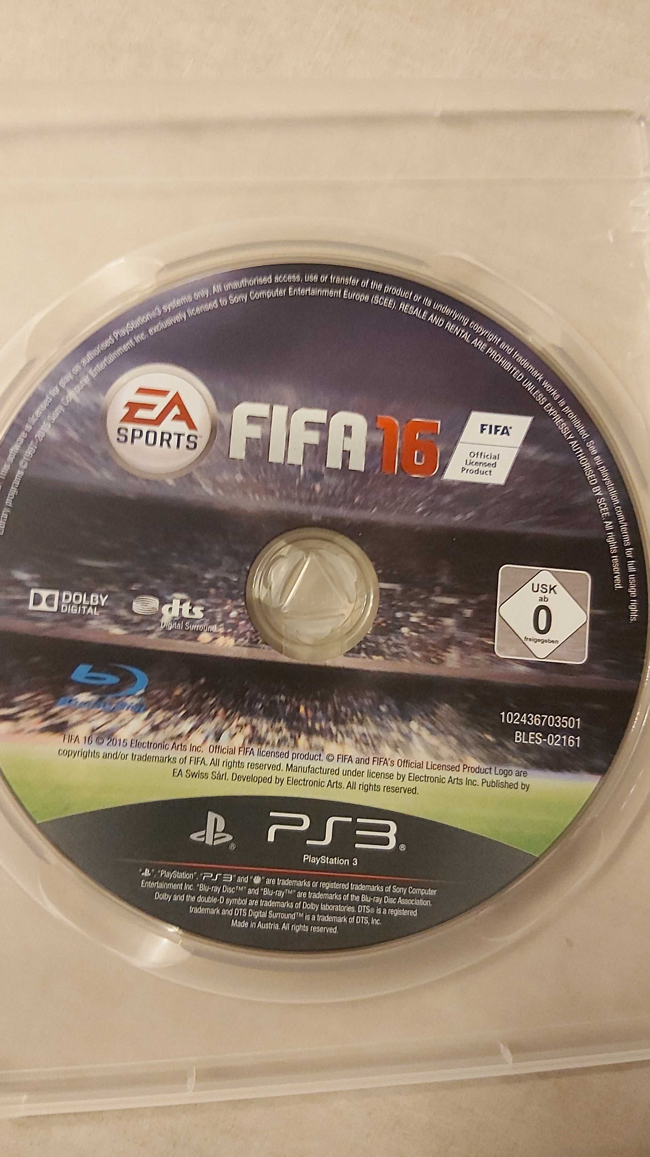 FIFA 16 PS3 CD gra