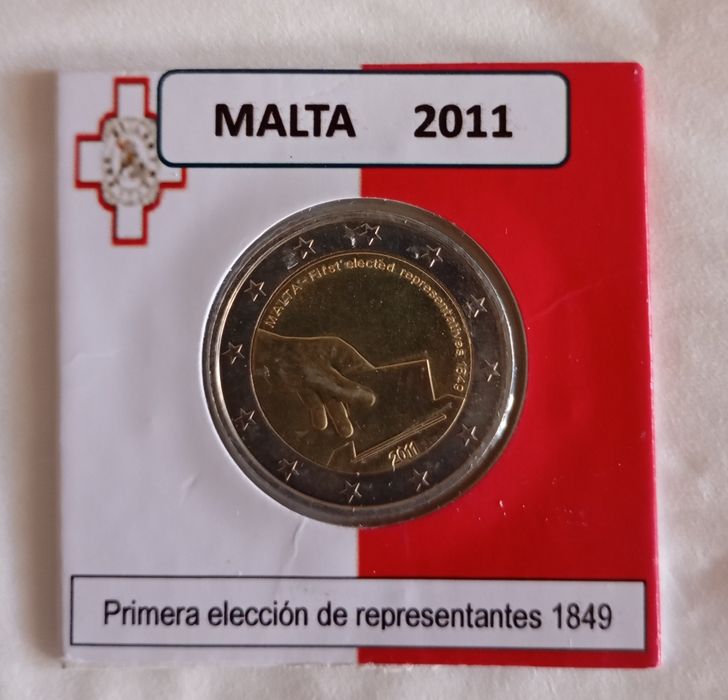 Moedas de 2€ da malta