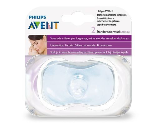 Накладки на груди силіконові захисні стандартні 21мм Philips Avent