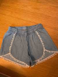Short de verão jeans fino para bebé 1/2 anos