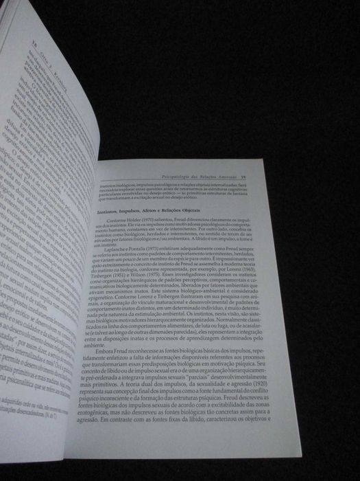 Livro Psicopatologia das Relações Amorosas Otto F. Kernberg