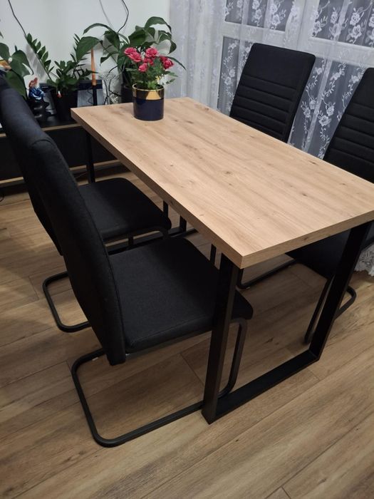 Stół do jadalni loft 120 cm