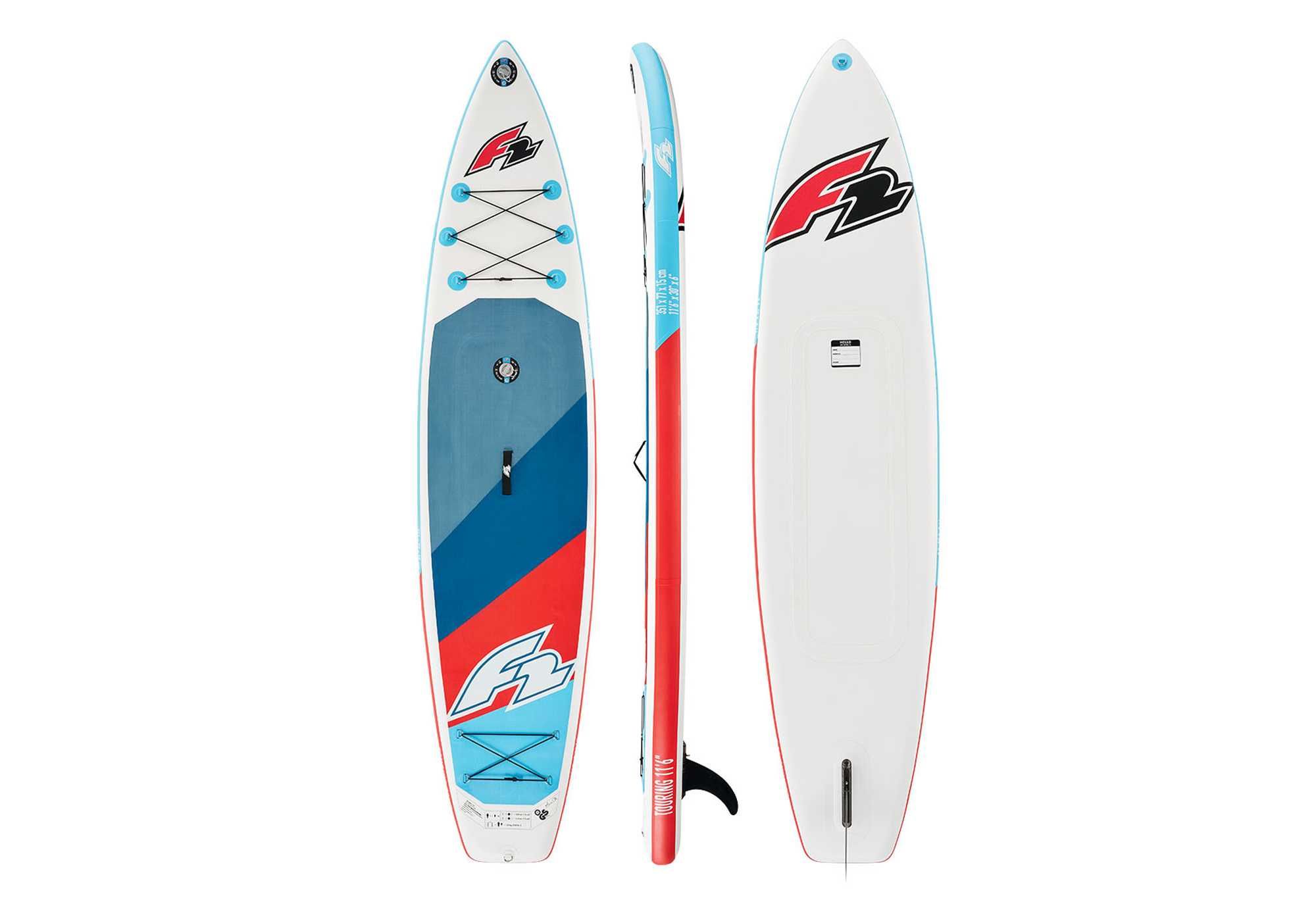 Deska SUP F2 Touring 11'6 SZYBKA 351cm do pływania 2komory 150 kg NOWA