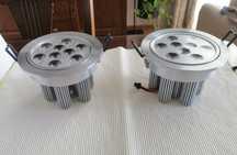 Lampy led downlight - 2 sztuki.