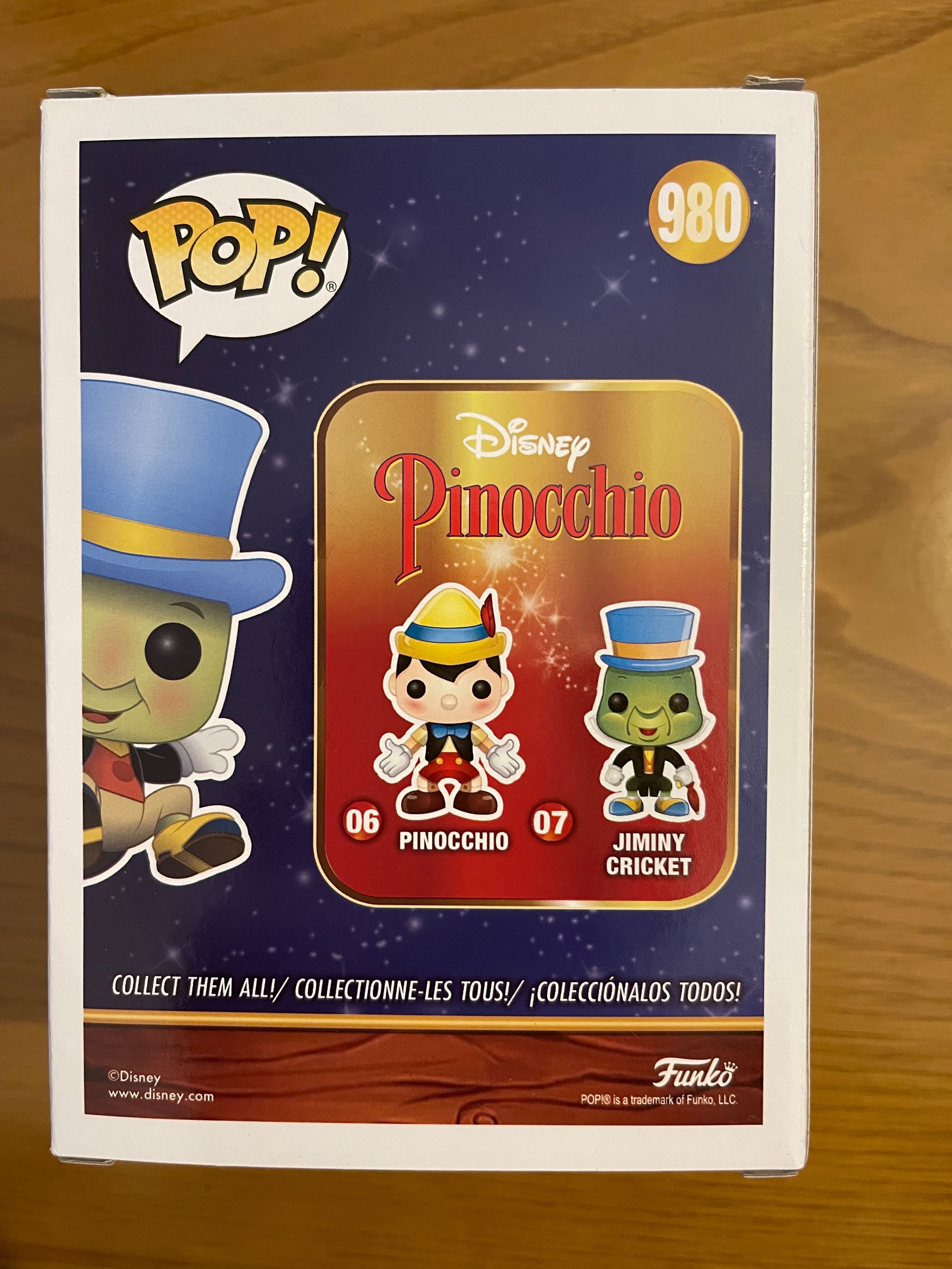 Disney jiminy cricket convention exclusive funko pop