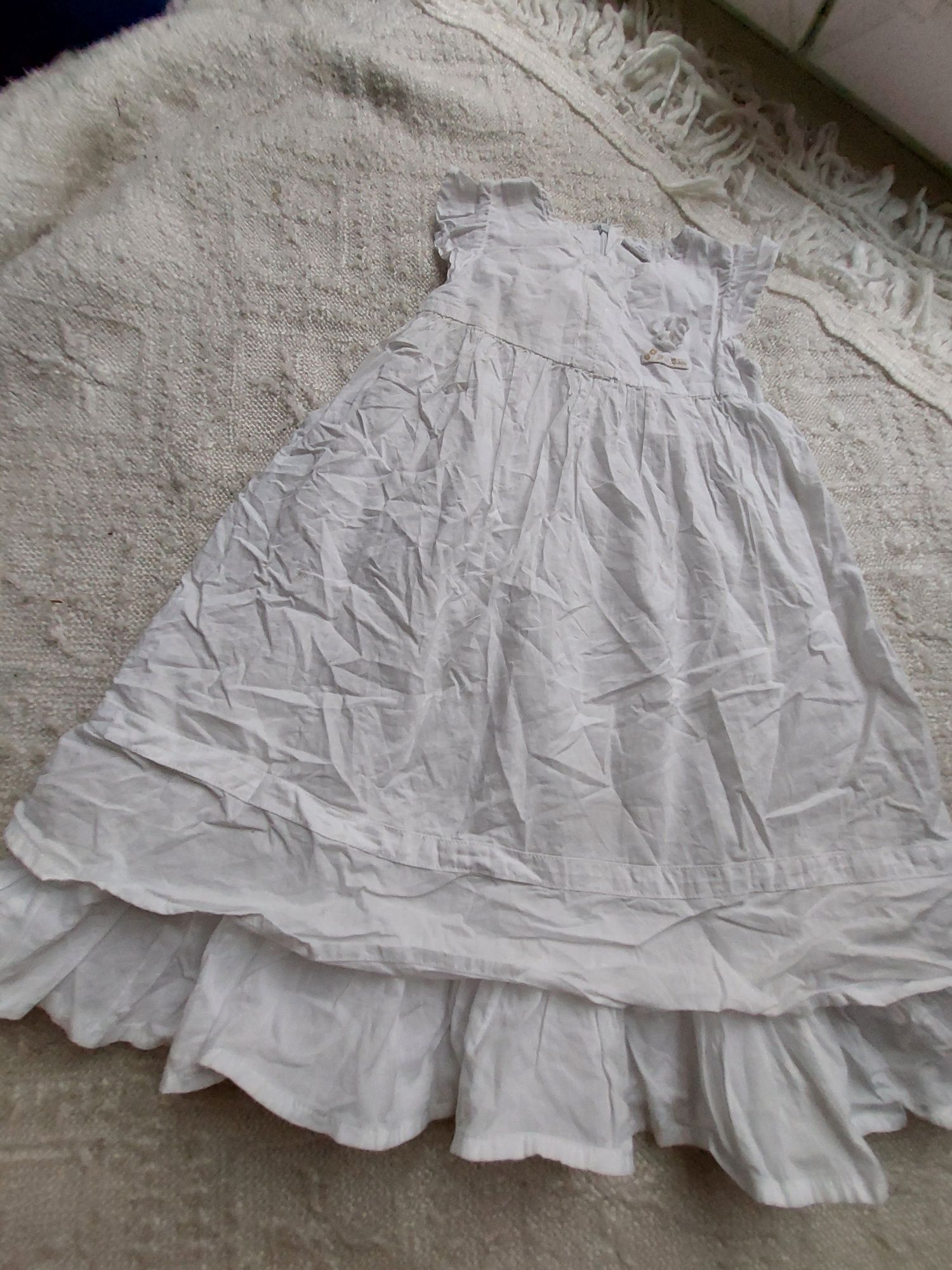 Sukienka długa biała 18 miesięcy