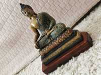 FIGURA MOSIĘŻNA BUDDHA figurka Budda Vintage brąz