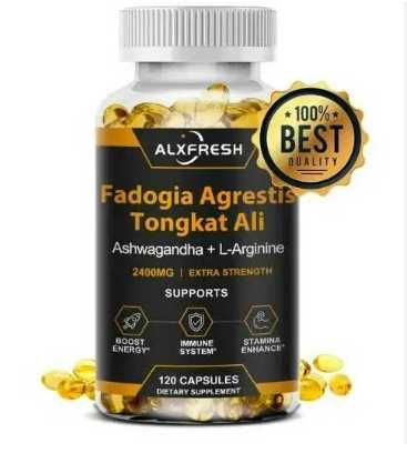 Біодобавка Fadogia agrestis підсилення тестостерону 120 капсул