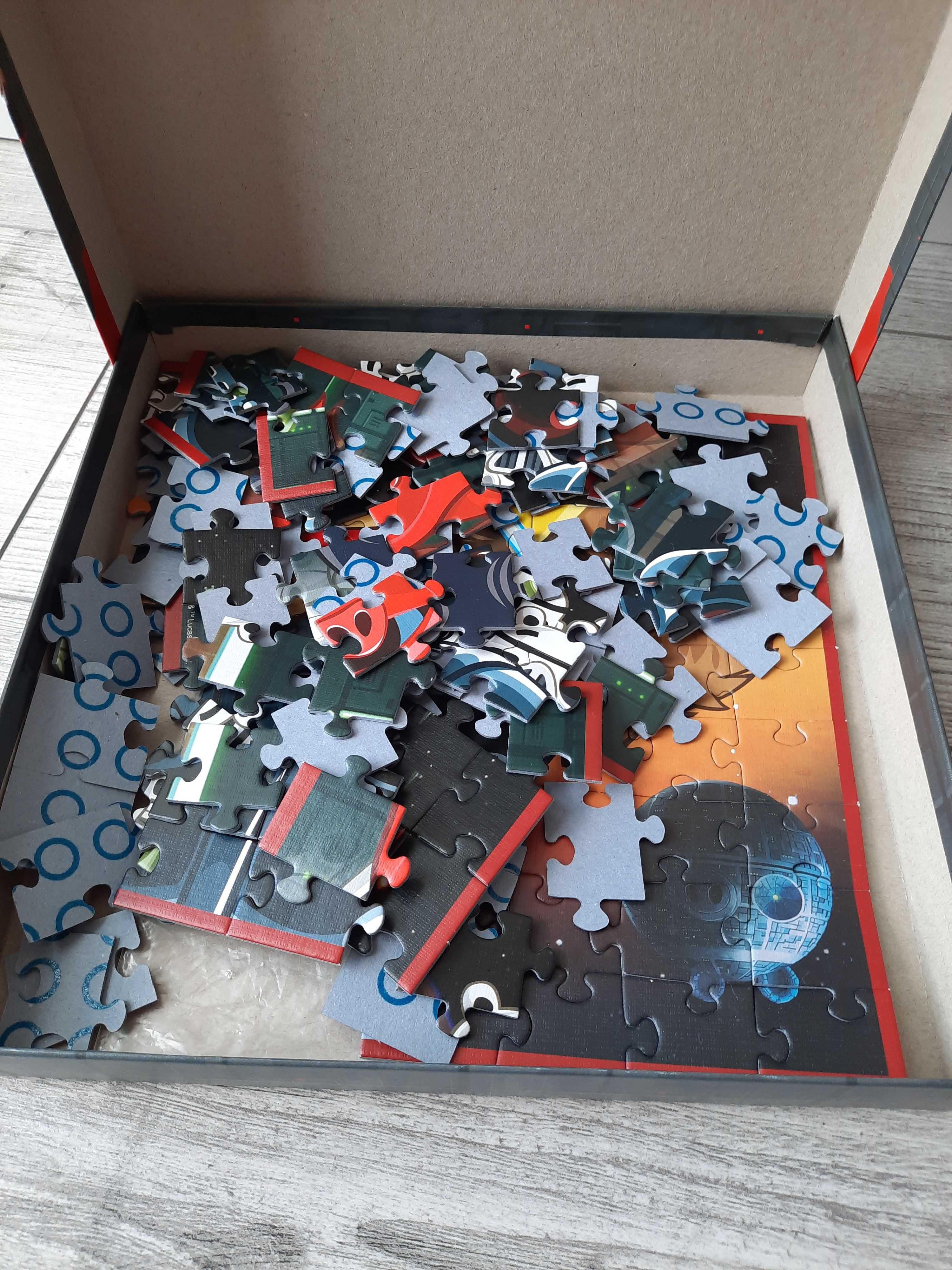 Sprzedam Puzzle Trefl Angry Birds Star Wars 2 obrazki po 90 elementów