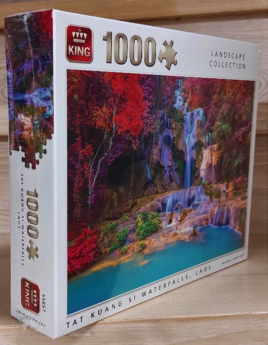 Puzzle KING 1000 elementów, LAOS, przesyłka gratis, NOWE