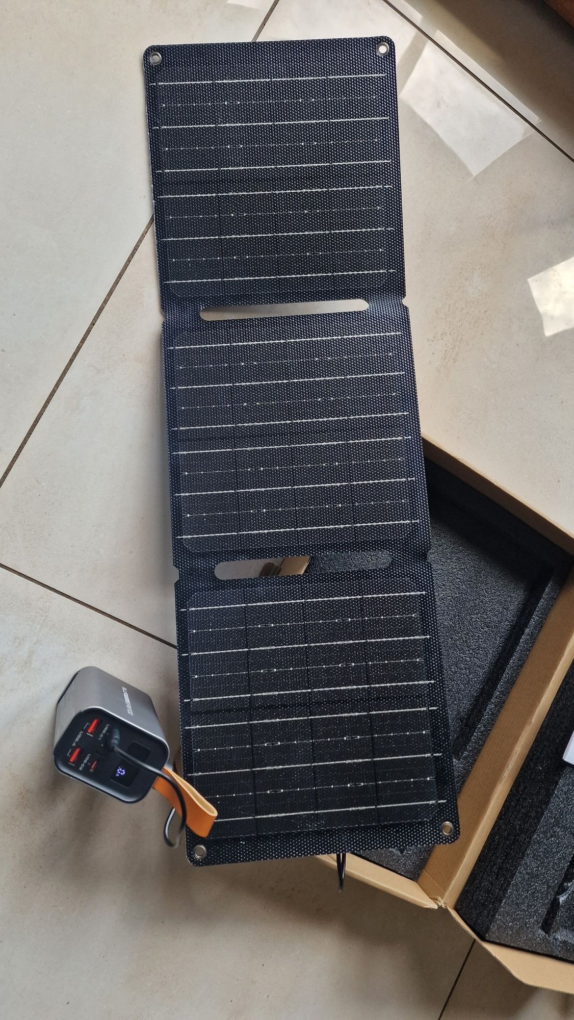 ALLPOWER PB100 100W 24000mAh powerbank z panelem słonecznym