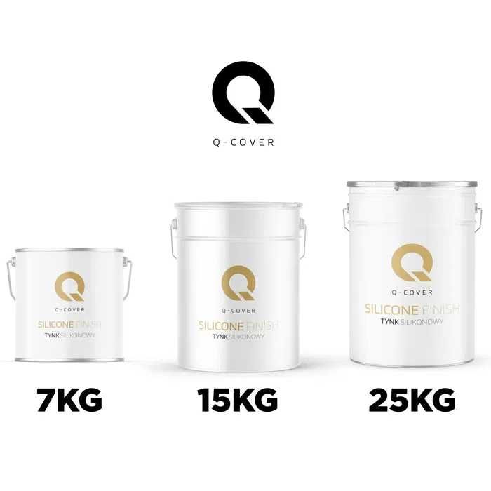 TYNK SILIKONOWY, Tynki silikonowe 25kg, elewacyjny, elewacje