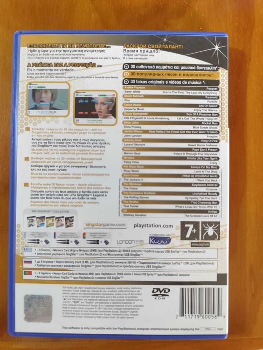 Jogo PlayStation2 Singstar Legends 5€