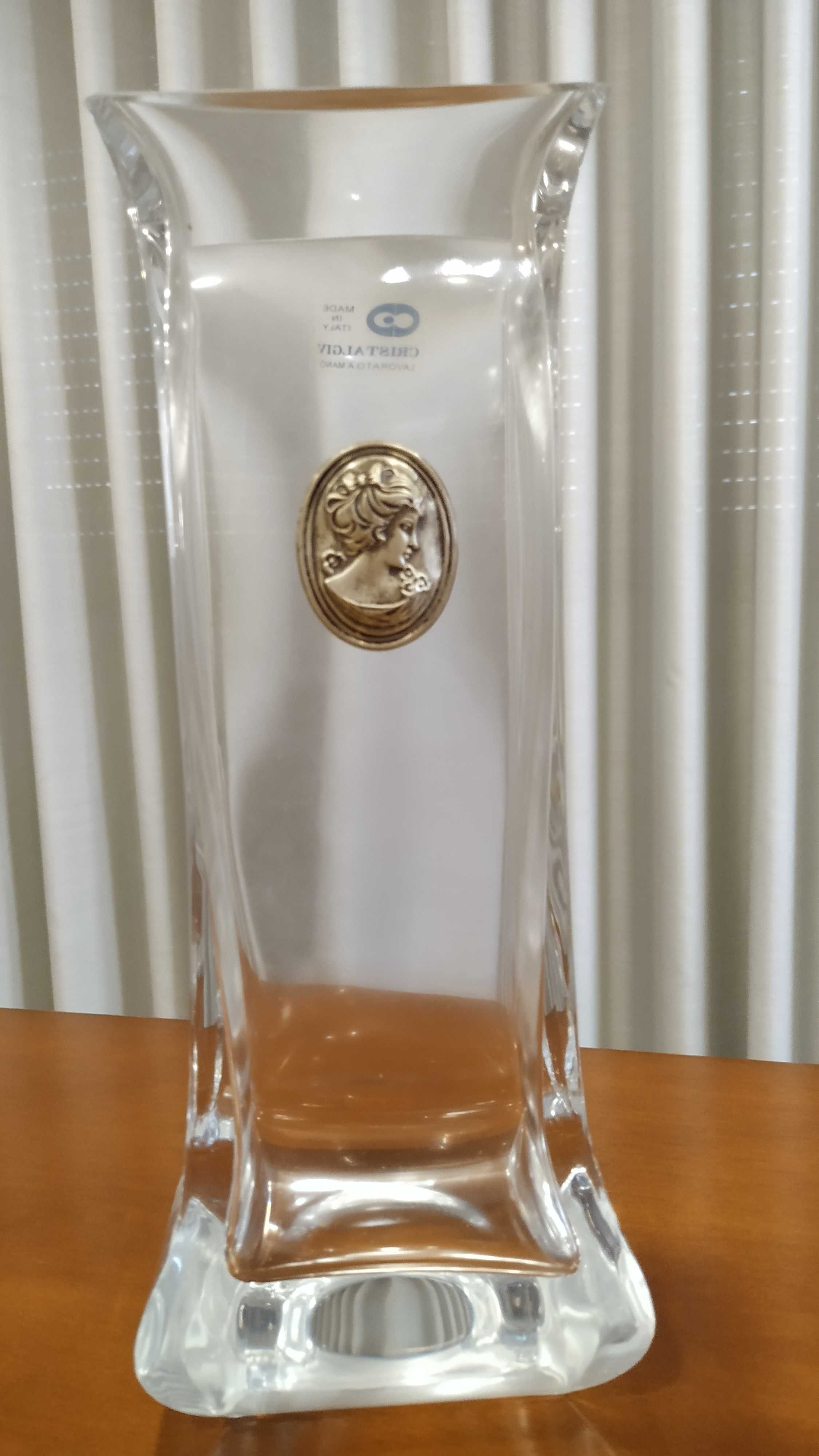 Peça decorativa Cristal e Estanho