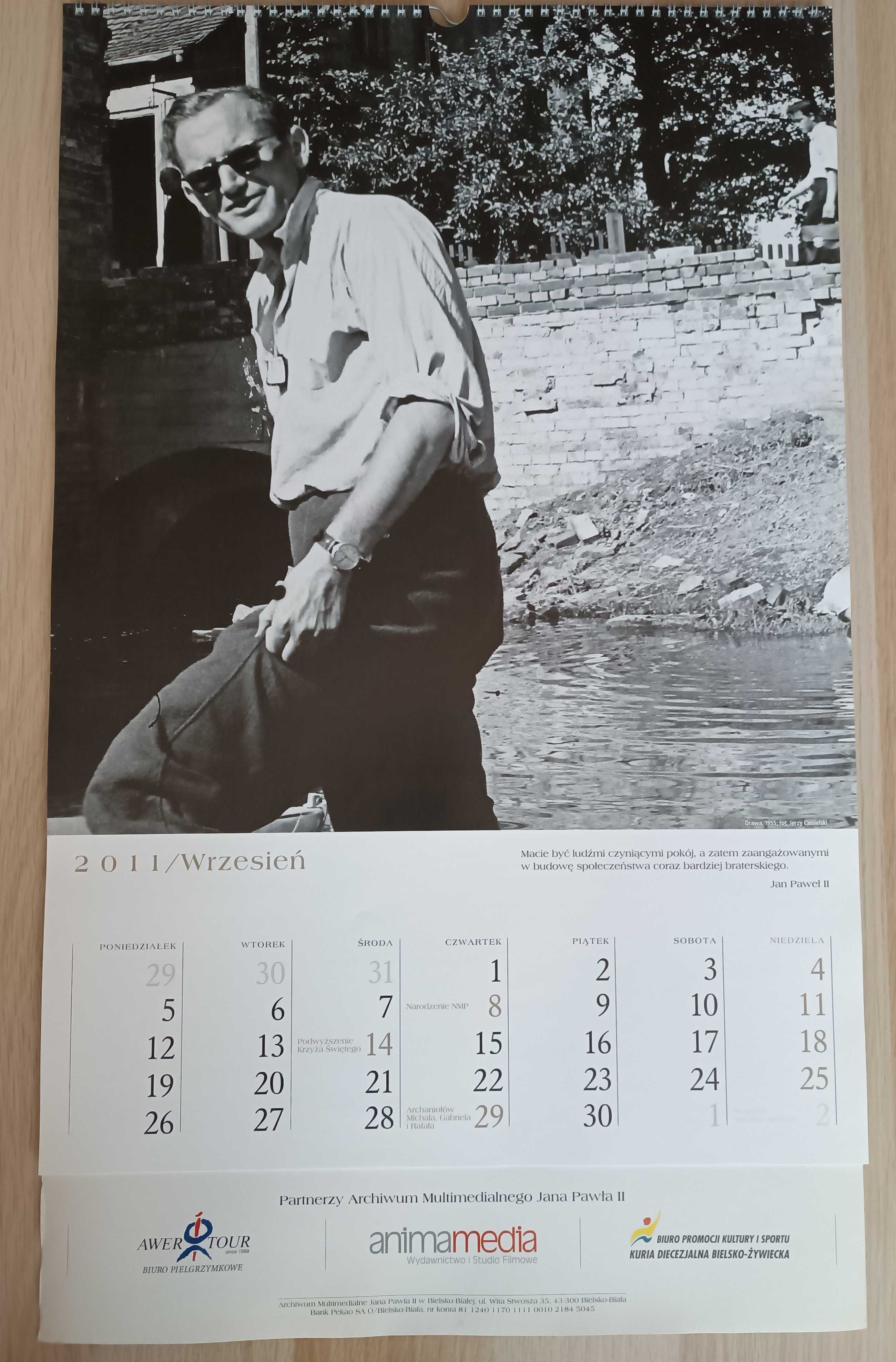 Kalendarze ścienne Karol Wojtyła Jan Paweł II 2010, 2011