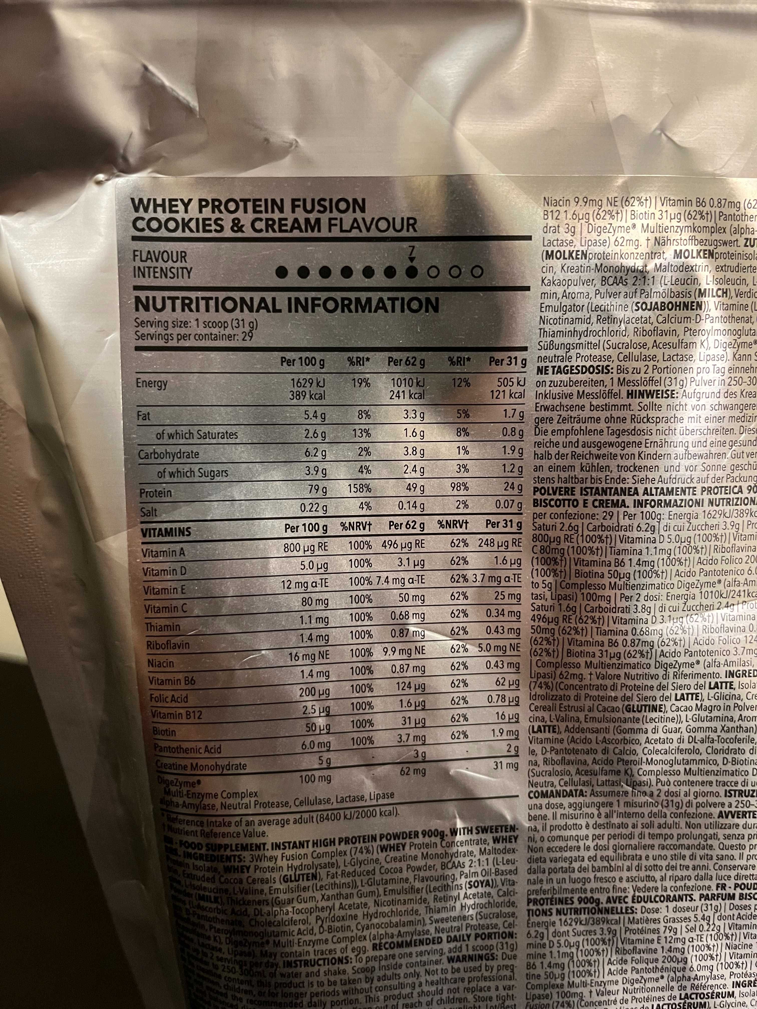 Whey Protein Fusion 900g PROZIS