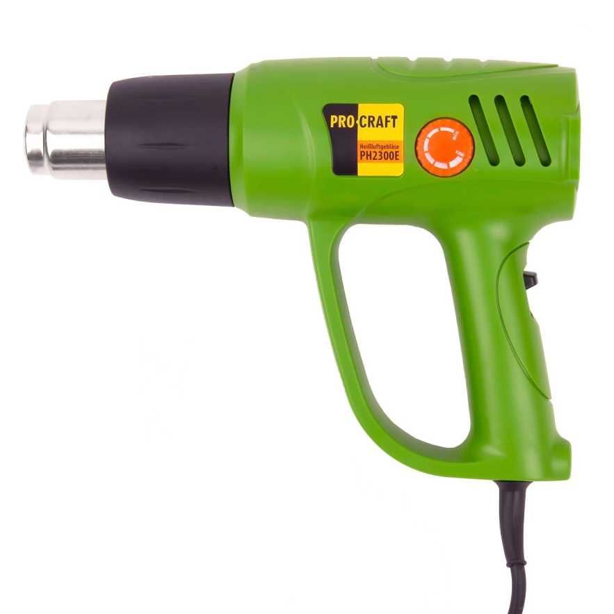 Будівельний фен Procraft PH2300E – 2300Вт, 4 насадки, 2 режими