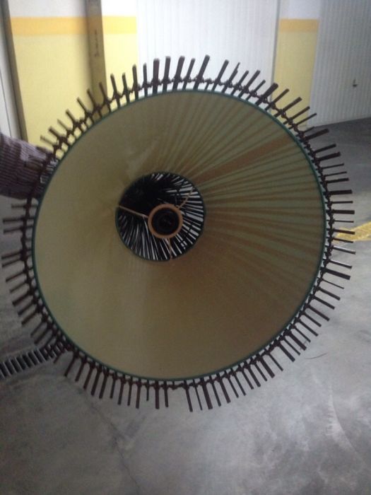 Candeeiro Bambu estilo palha