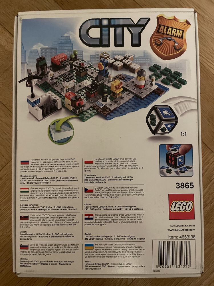 Lego city alarm 3865 gra planszowa