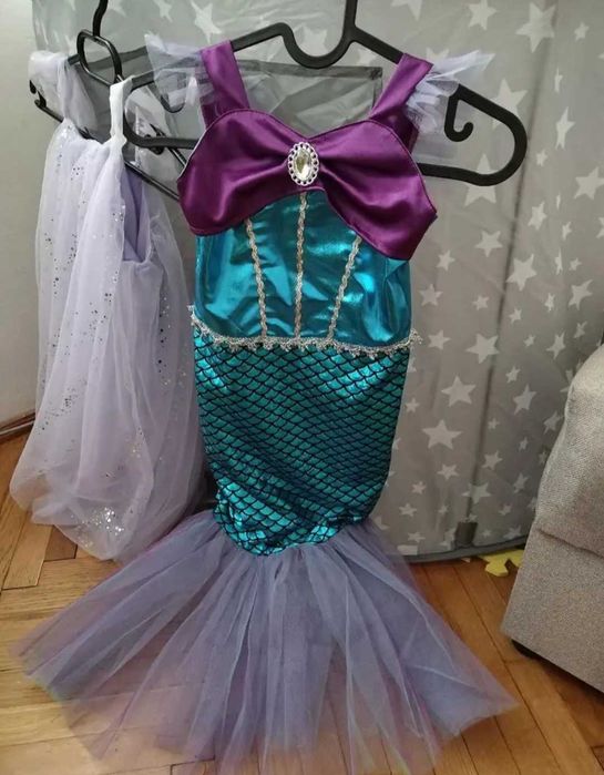 Nowy kostium Syrenka Ariel, r. 122/128 przebranie strój