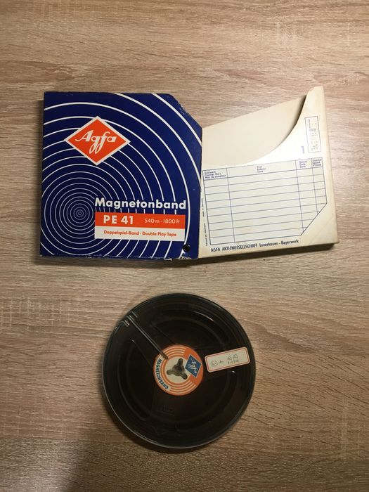 Магнитная лента для магнитофона AGFA.