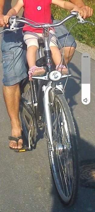 Rower można jeździć z dzieckiem