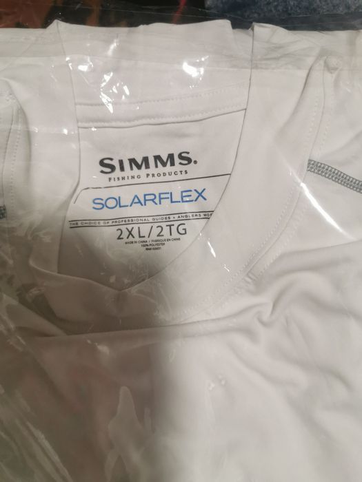 Simms Solarflex Crewneck Sterling XXL