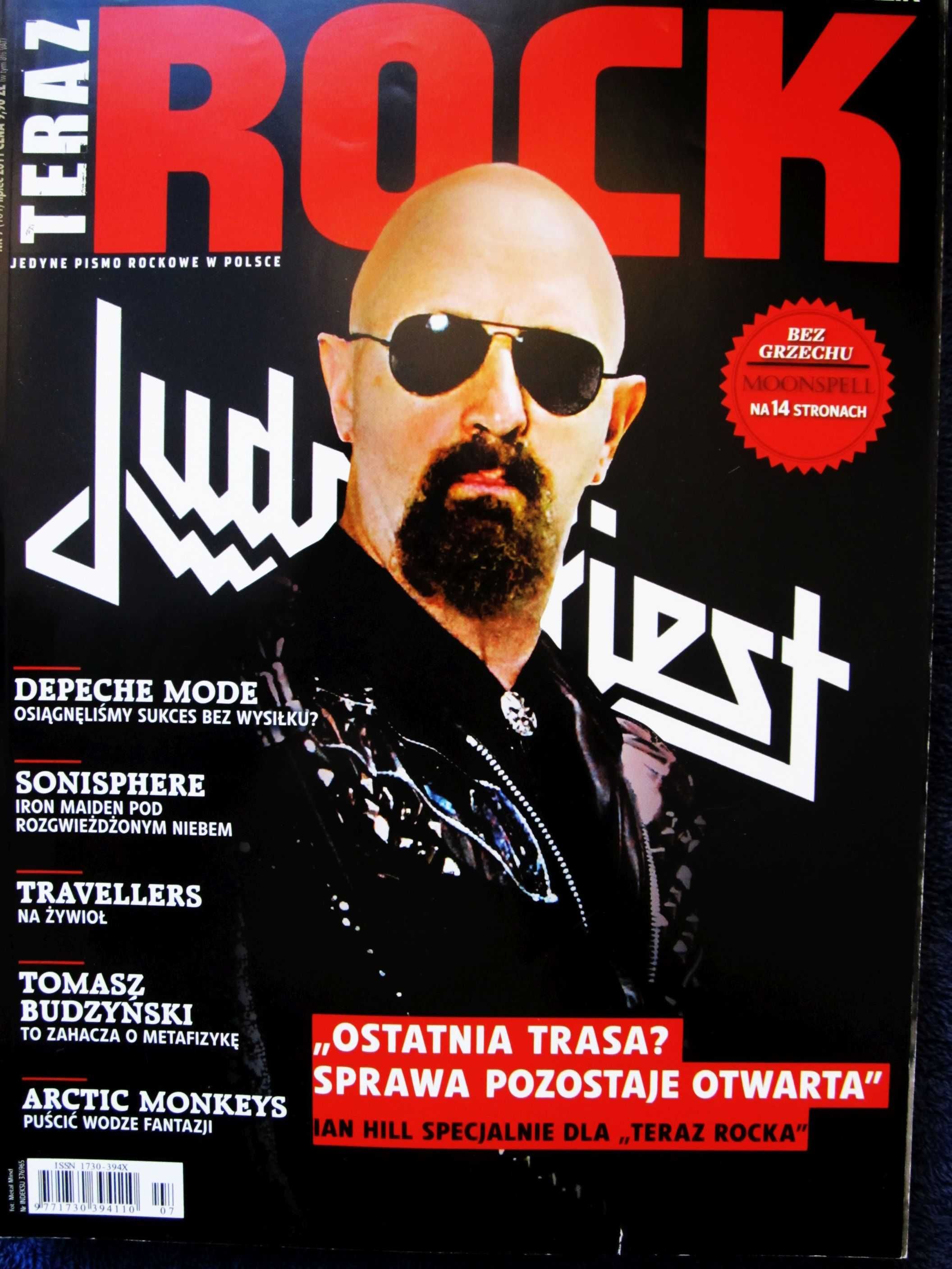 Teraz Rock 7/2011 Judas Priest,Moonspell,Depeche Mode,Arctic Monkeys,