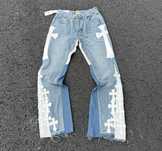 Штани Gallery Dept x Chrome Hearts Flared Jeans фларед джинси opium
