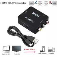 Конвертер с HDMI на AV тюльпаны